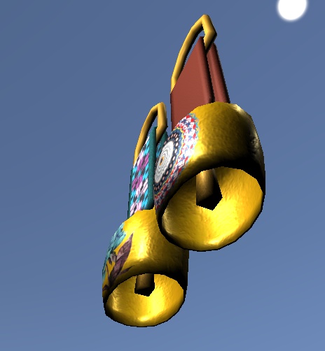 【3D小物】欧州風カウベル