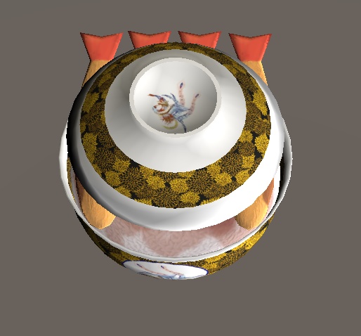 【3D小物】エビ天丼