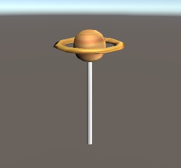 【3D小物】土星キャンディ&ドリンク