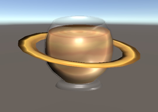 【3D小物】土星キャンディ&ドリンク