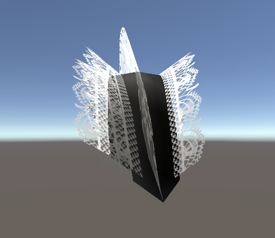 【3D小物】レースのカチューシャとリング