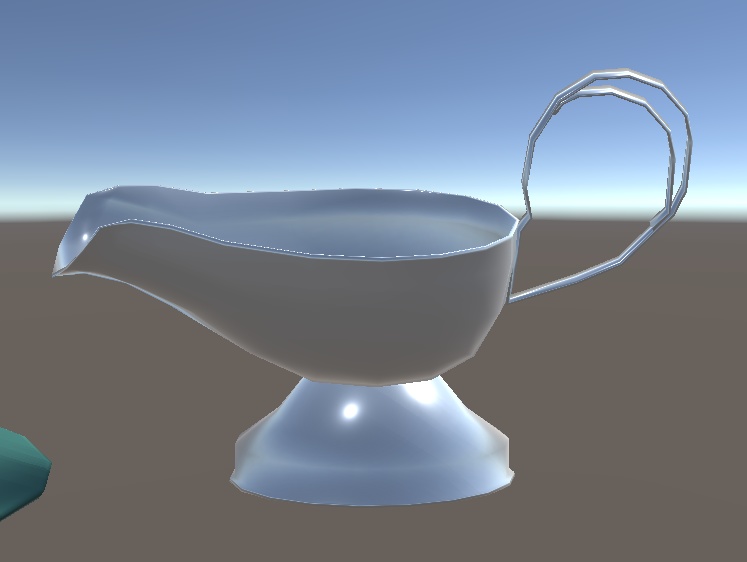 【3D小物】カレーライス&グレイビーボート