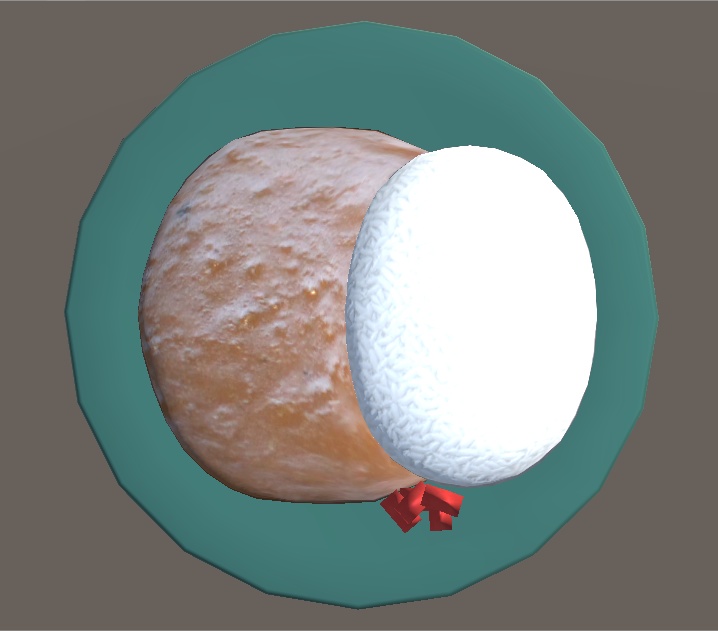 【3D小物】カレーライス&グレイビーボート