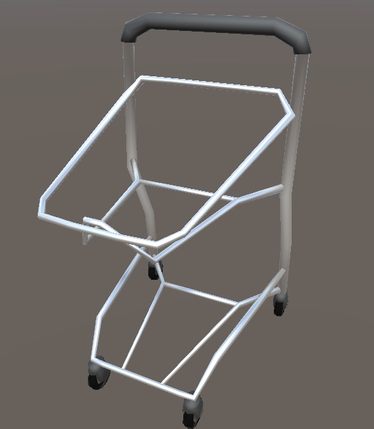 【3D小物】ショッピングカートセット