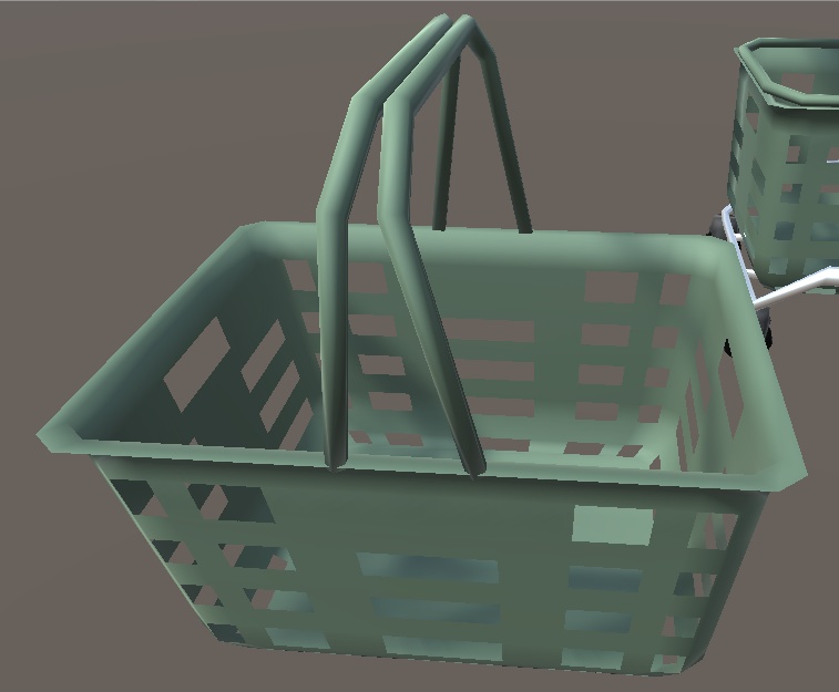 【3D小物】ショッピングカートセット