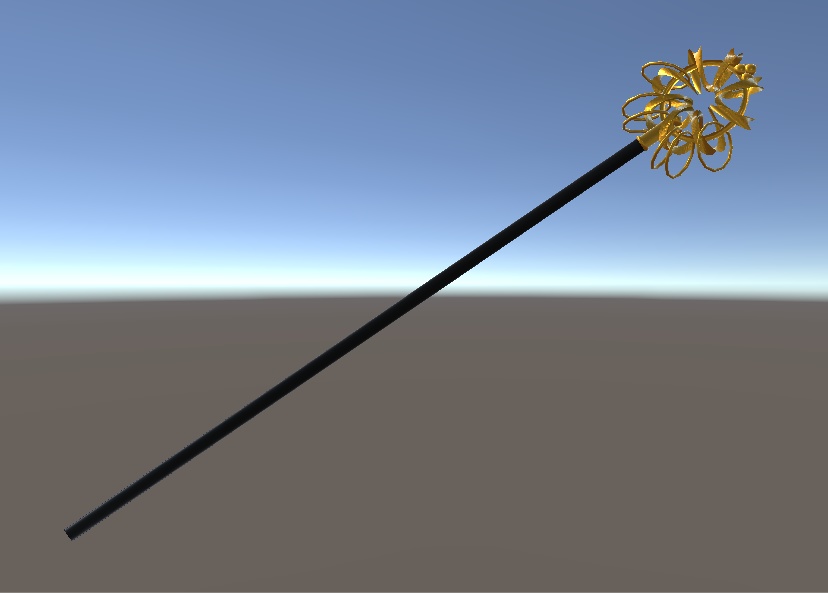 【3D小物】錫杖-陽光蓮華-