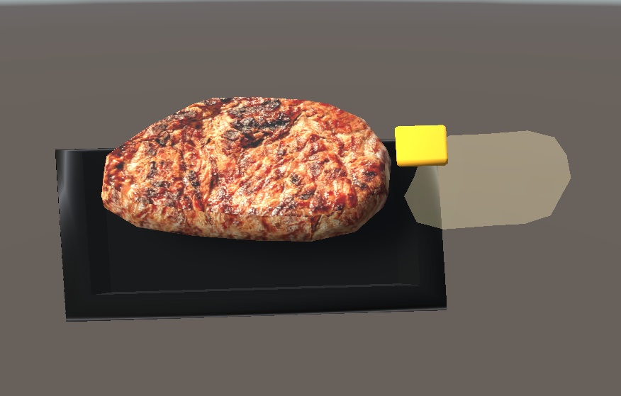 【3D小物】バターステーキ