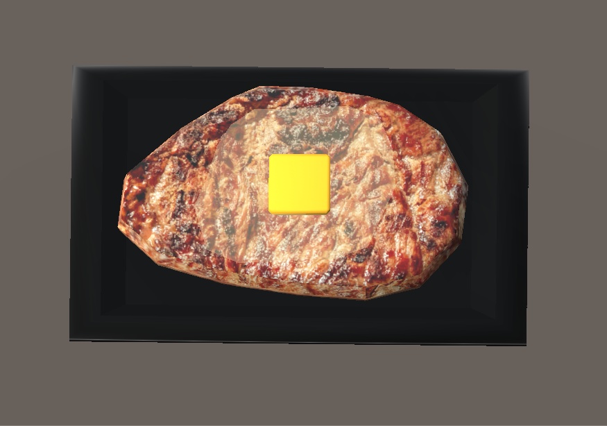 【3D小物】バターステーキ