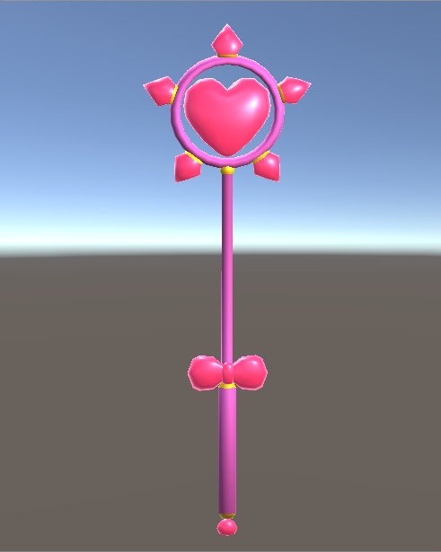 【3D小物】魔法少女のステッキ