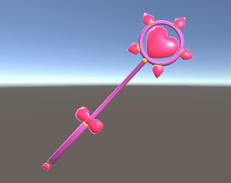 【3D小物】魔法少女のステッキ