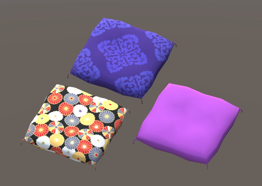 【3D小物】座布団
