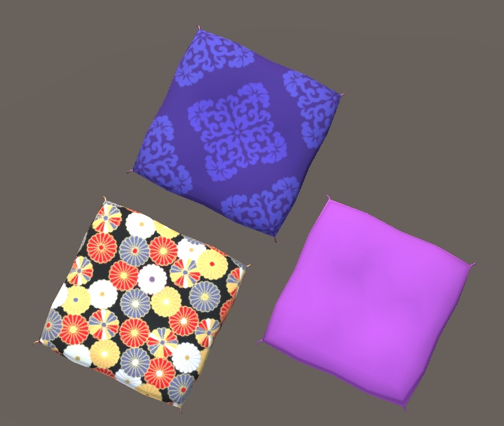 【3D小物】座布団