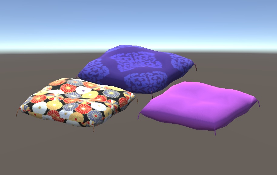 【3D小物】座布団