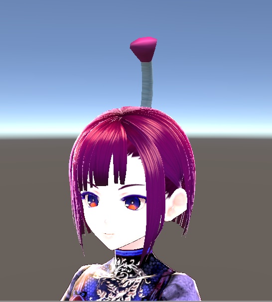 【3D小物】ちょんまげ