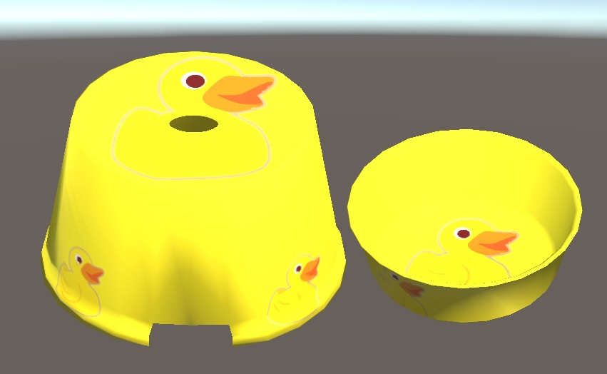 【3D小物】お風呂セット