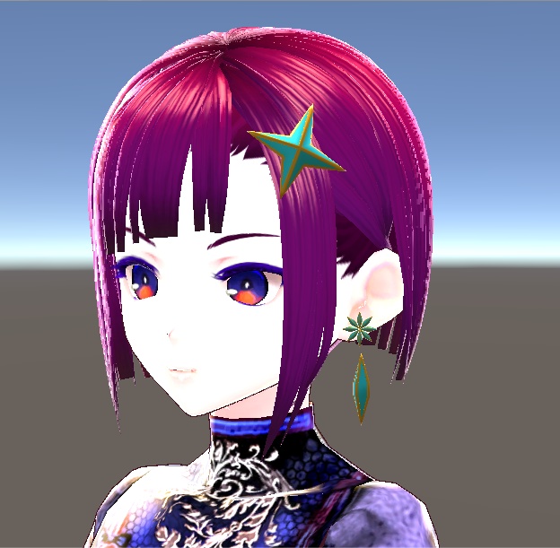 【3D小物】フレーム付きクリスタル(3種)