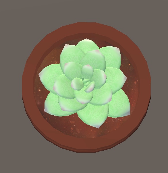 【3D小物】アイスグリーン(観葉植物)