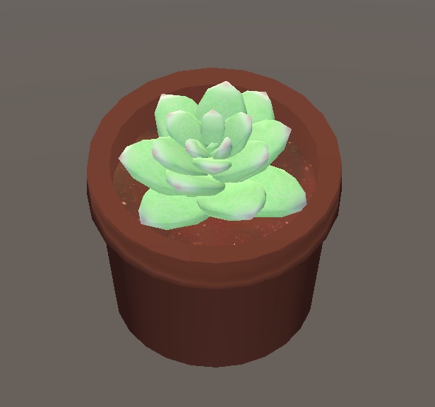 【3D小物】アイスグリーン(観葉植物)