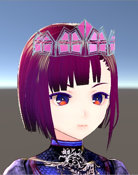 【3D小物】ガラスのティアラ