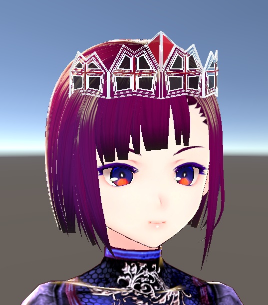 【3D小物】ガラスのティアラ