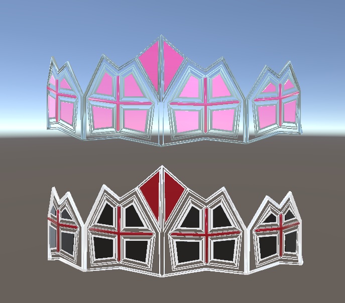 【3D小物】ガラスのティアラ