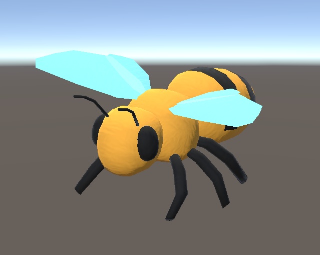 【3D小物】ミツバチのぬいぐるみ