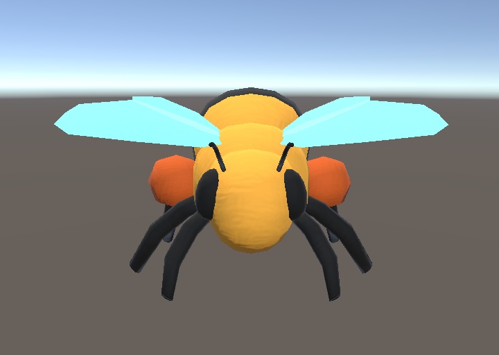 【3D小物】ミツバチのぬいぐるみ