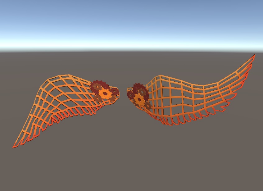 【3D小物】ギアフレームウイング