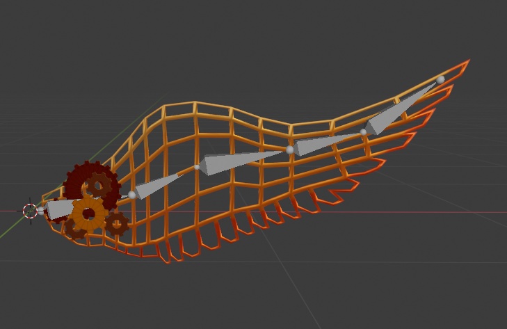 【3D小物】ギアフレームウイング