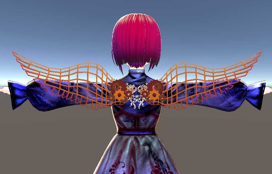 【3D小物】ギアフレームウイング