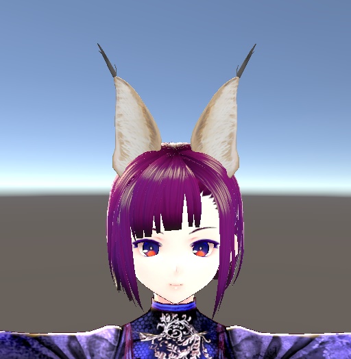 【3D小物】カラカルの耳と尻尾