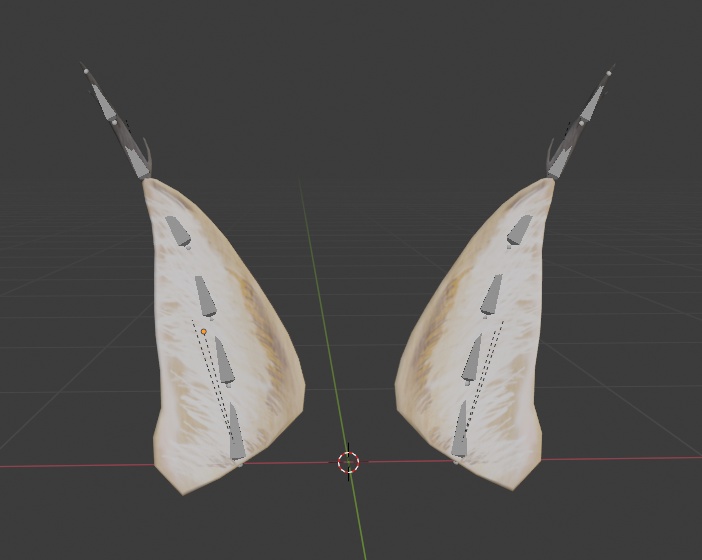 【3D小物】カラカルの耳と尻尾