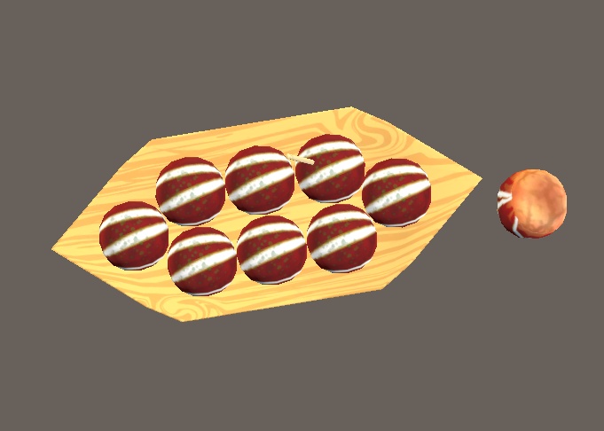 【3D小物】たこやき