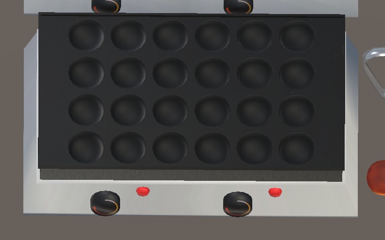 【3D小物】たこ焼き器セット