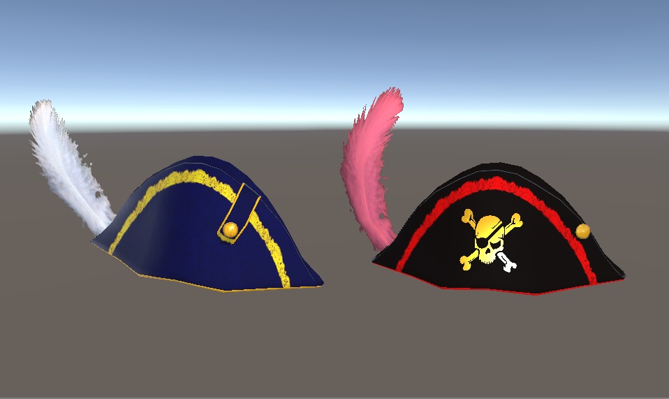 【3D小物】二角帽子（バイコーン、ビコルヌ）