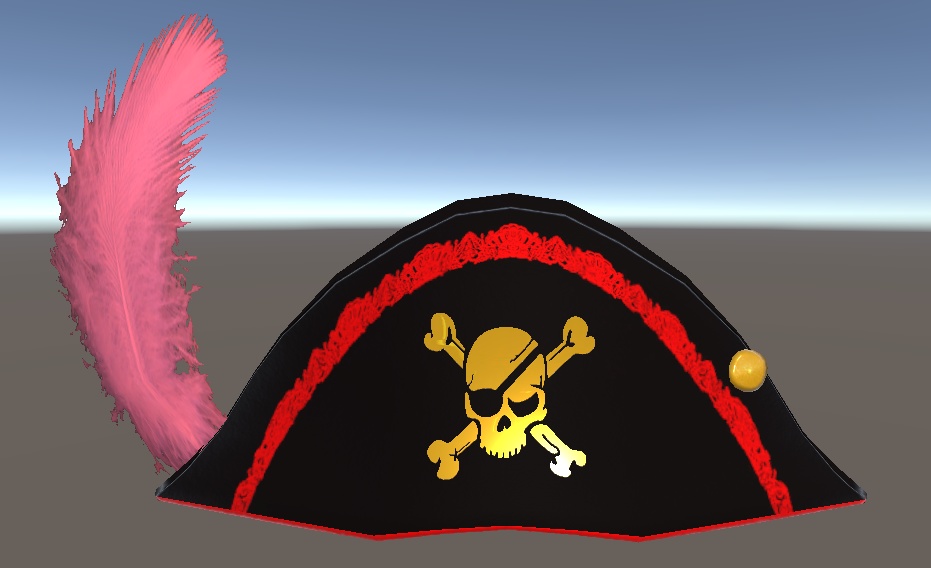 【3D小物】二角帽子(バイコーン、ビコルヌ)