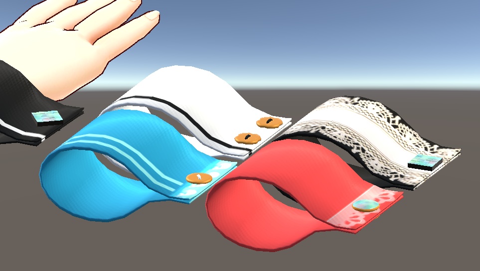 【3D小物】カフス&カフスボタン