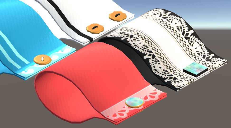 【3D小物】カフス&カフスボタン