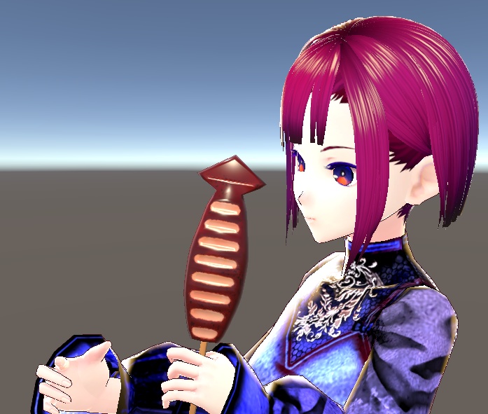 【3Dモデル】焼きイカ