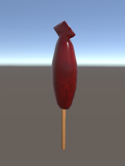 【3Dモデル】焼きイカ