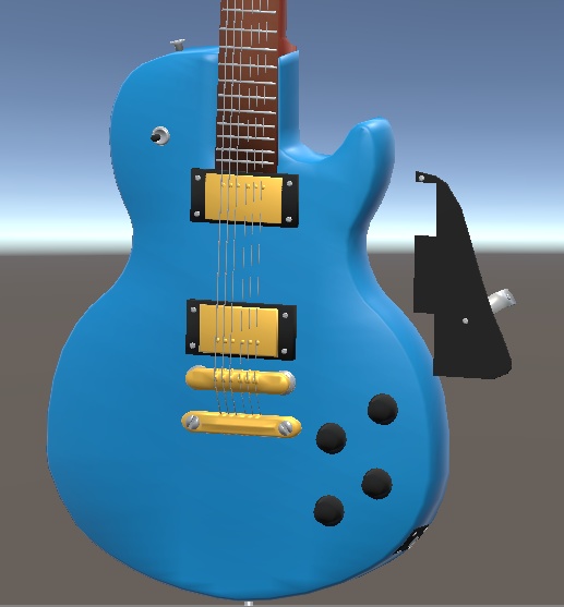 【3D小物】エレキギター(レスポールタイプ)