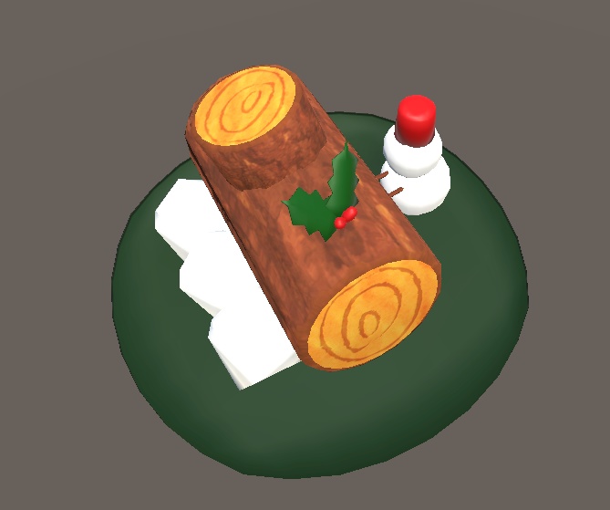 【3D小物】ブッシュ・ド・ノエル