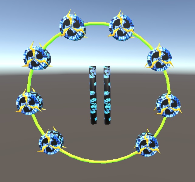 【3D小物】雷電連鼓【Vket5-オービタル-06-D出展】