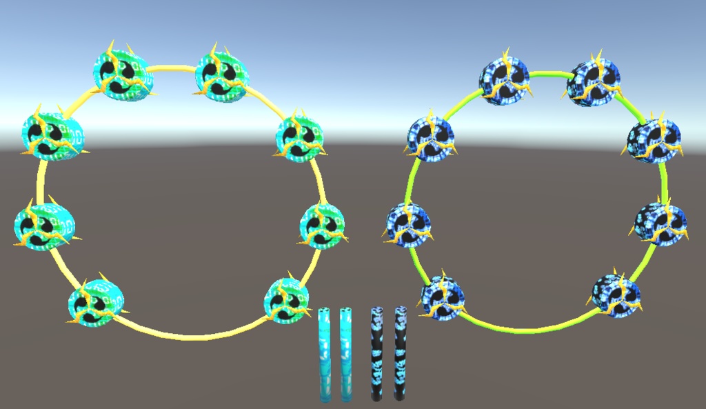 【3D小物】雷電連鼓【Vket5-オービタル-06-D出展】