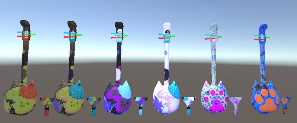 【3D小物】雷猫三味線【Vket5-オービタル-06-D出展】