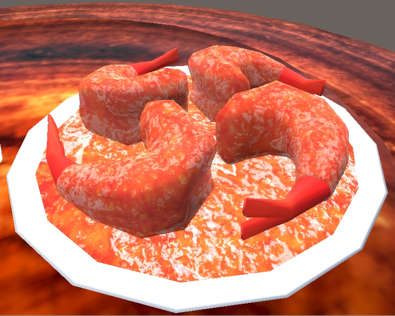 【3D小物】エビチリ