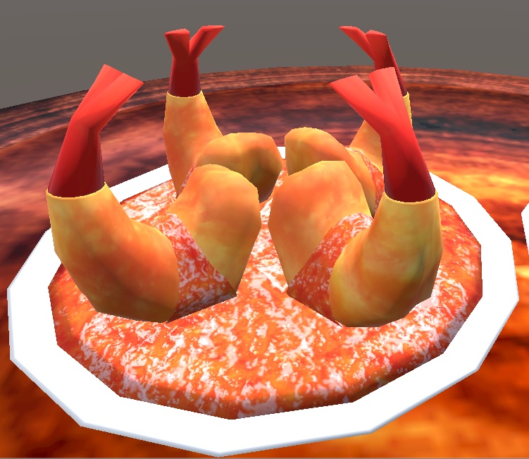 【3D小物】エビチリ