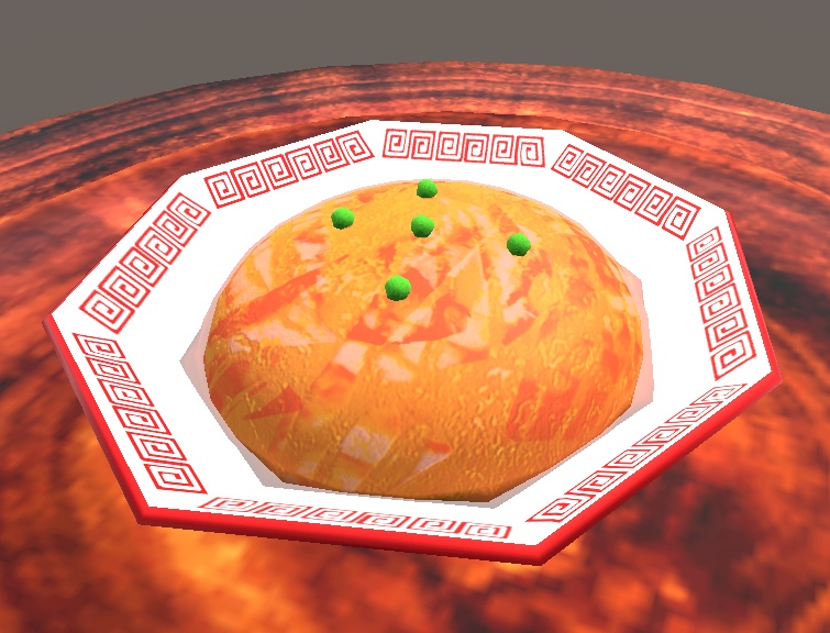 【3D小物】天津飯&かに玉