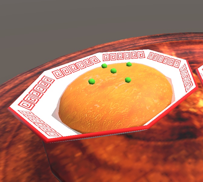 【3D小物】天津飯&かに玉