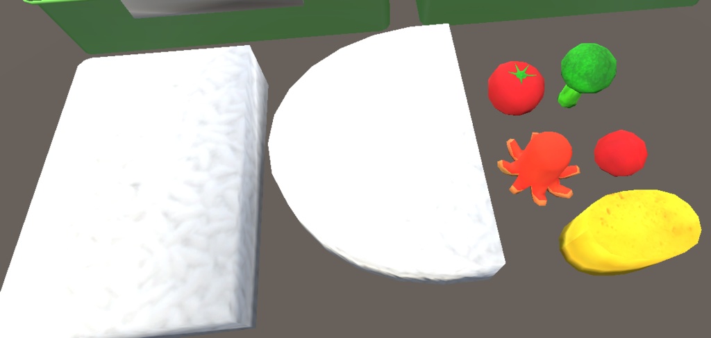 【3D小物】手作り弁当セット